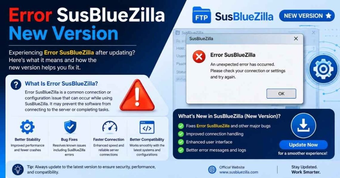 Error SusBlueZilla New Version