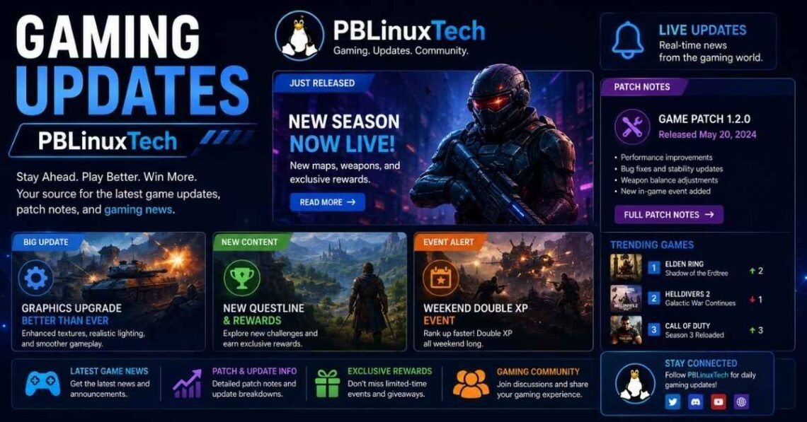 Gaming Updates PBLinuxTech